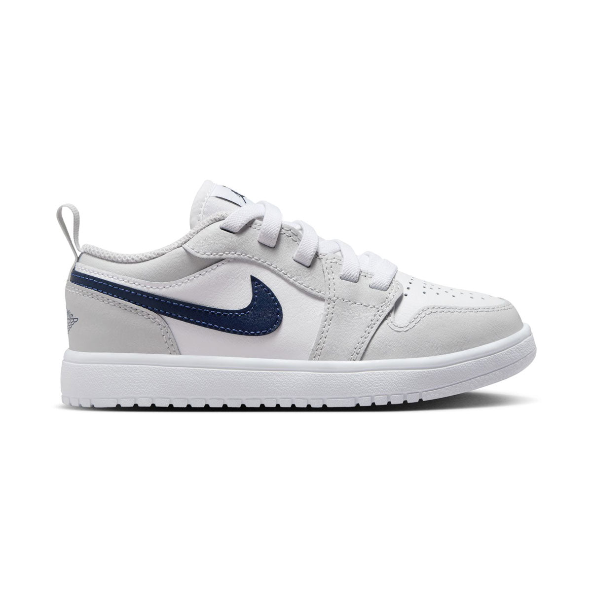 Kids Jordan 1 Low Alt 'Midnight Navy Blue Gray Neutral' Little ' Shoes