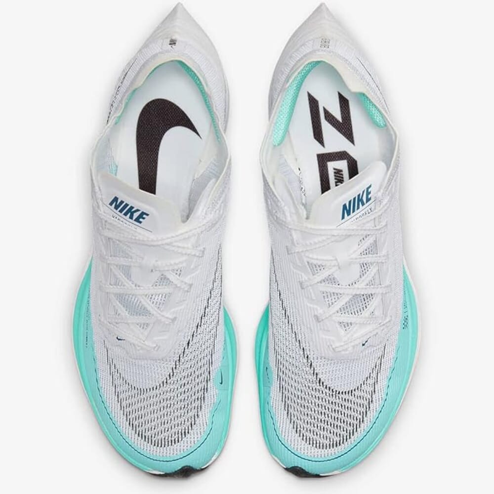 Nike ZoomX Vaporfly Next%2 White/Black-Aurora Green CU4123-101 Women's