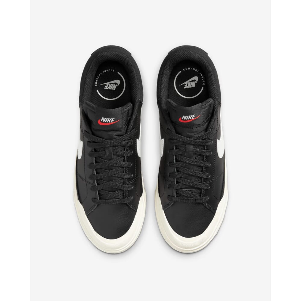 Nike Court Legacy Lift Black/Sail-White-Team Orange DM7590-001 Women's