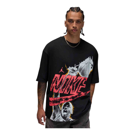 Mens Jordan Reissue Oversized T Shirt_Black/Infrared 23