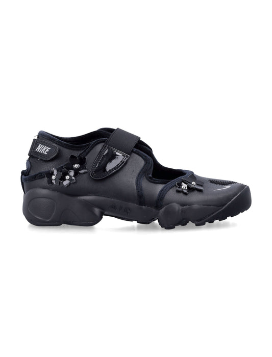 Air Rift Floral Applique Leather Sneakers