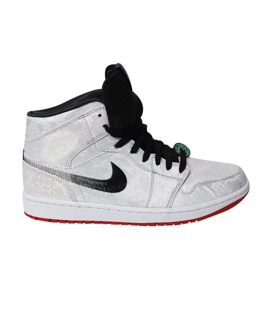 Edison Chen x Air Jordan 1 Mid 鈥淔earless鈥 CLOT in White Canvas