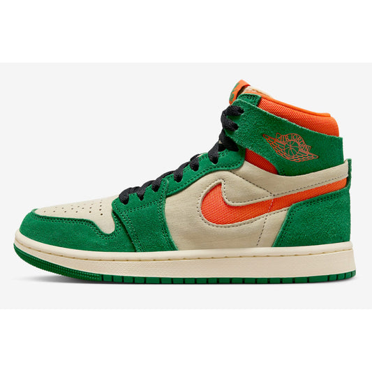 Women's Nike Air Jordan 1 ZM Air CMFT 2 Pine Green/Orange Blaze-Muslin DV1305-308