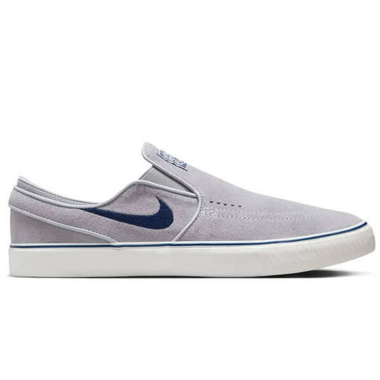 Men's Janoski Slip Skate Shoes In Wolf Grey/navy-Summit White