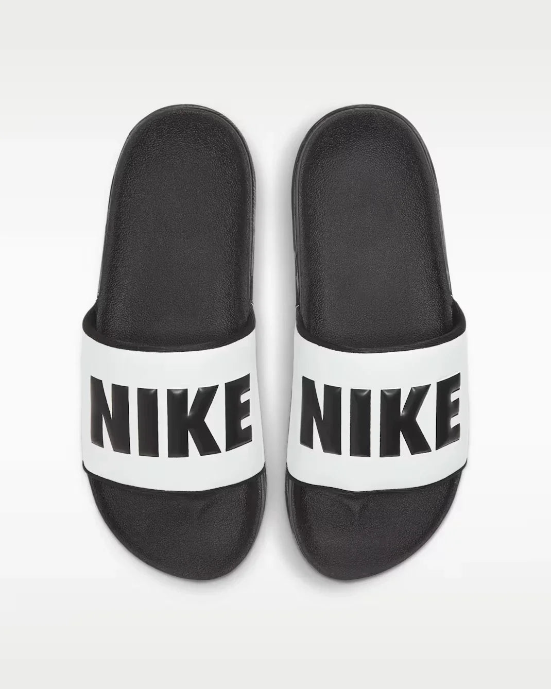 Nike Offcourt BQ4632-011 Sandals Womens US  White Black Slip On Slide ZOGG2997