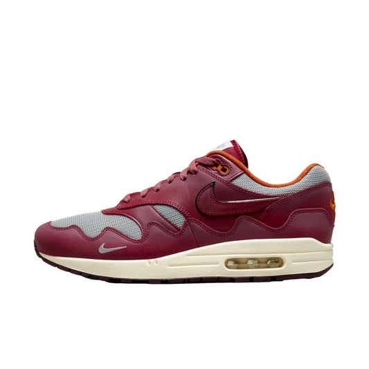 Men's Nike Air Max 1 / P Metallic Silver/Rush Maroon DO9549-001