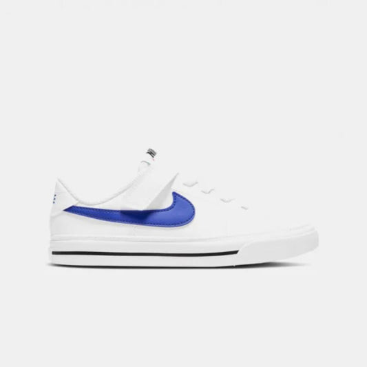 Nike Court Legacy White/Game Royal-Black  DA5381-101 Pre-School