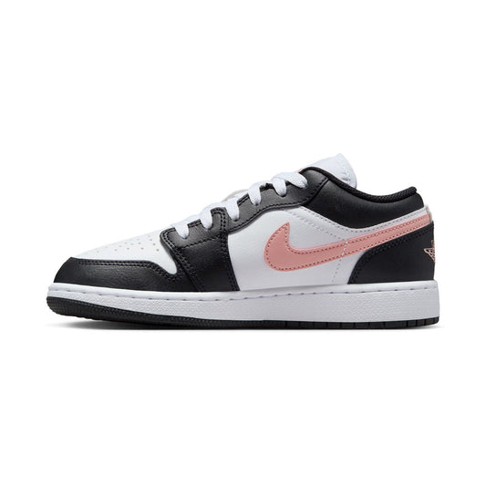 Kids Air Jordan 1 Low 'White Black Rust Pink' Big ' Shoes