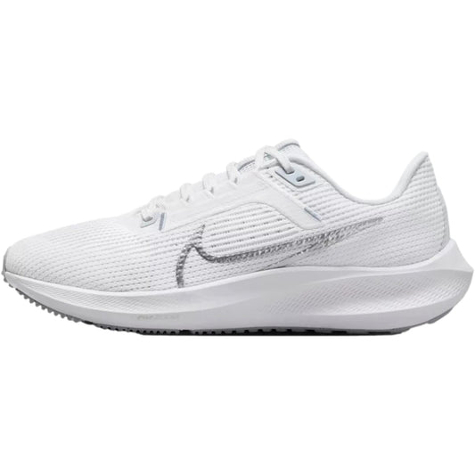 Women's Nike Air Zoom Pegasus 40 White/Metallic Silver DV3854-101