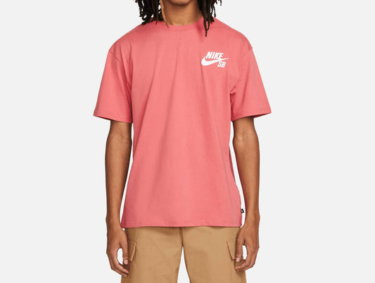 Men's Sb Logo Skate T-Shirt In Adobe/white