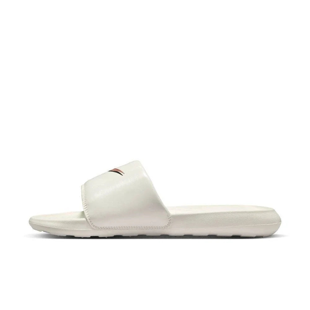 Nike Victori One FZ1394-100 Sandal Womens White Terra Blush Swoosh Slip On Slide