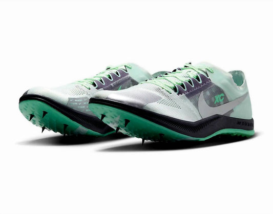 Women's Zoomx Dragonfly Xc In Barely Green/green Glow/iced Jade/metallic Silver