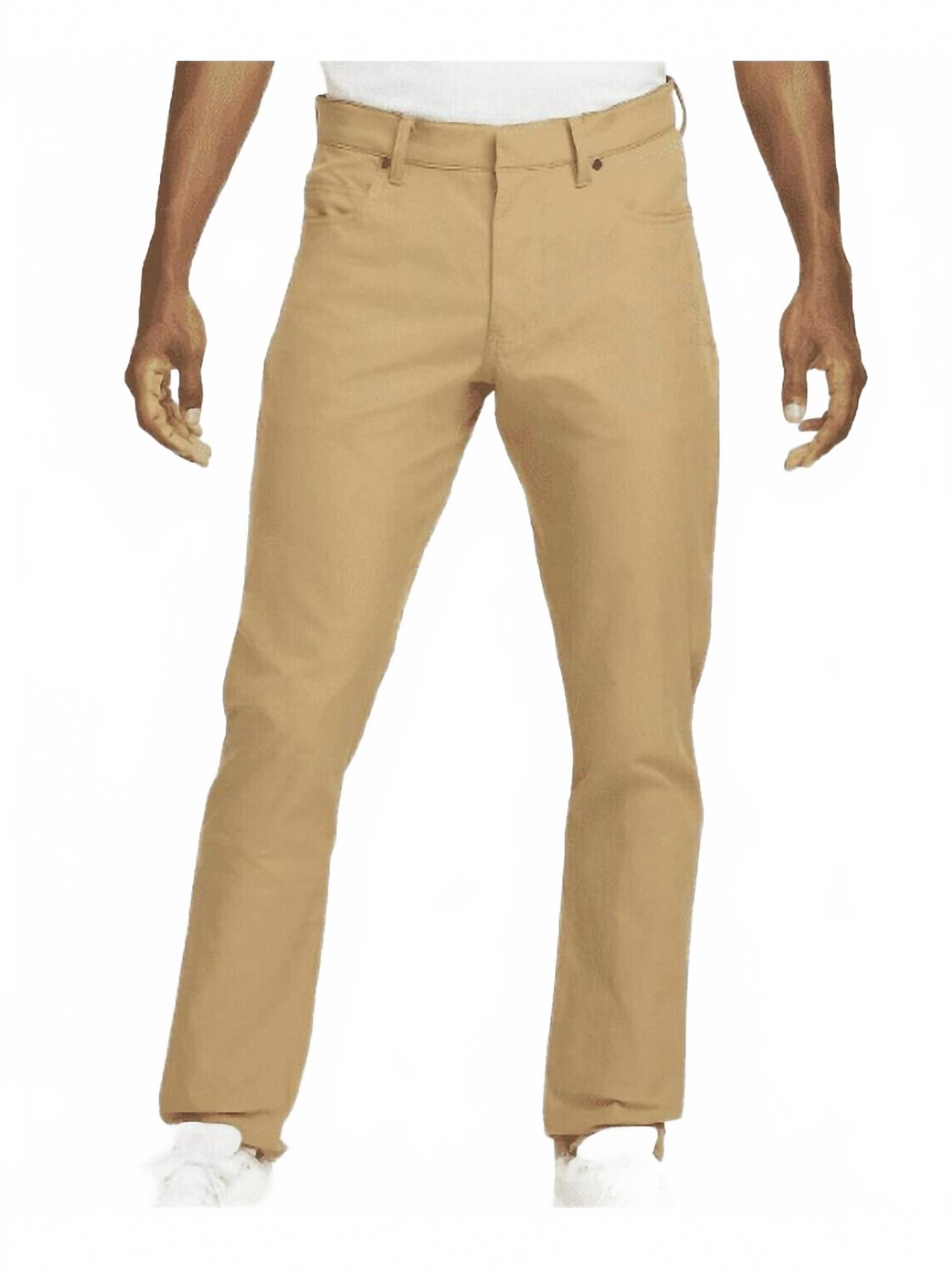 Men's Five Pocket Golf Pants In Dark Driftwood