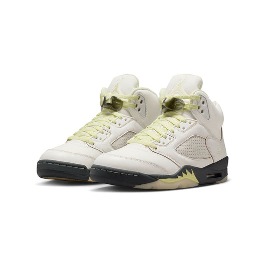 WOMENS AIR JORDAN 5 RETRO LUMINOUS GREEN-IM7592-130