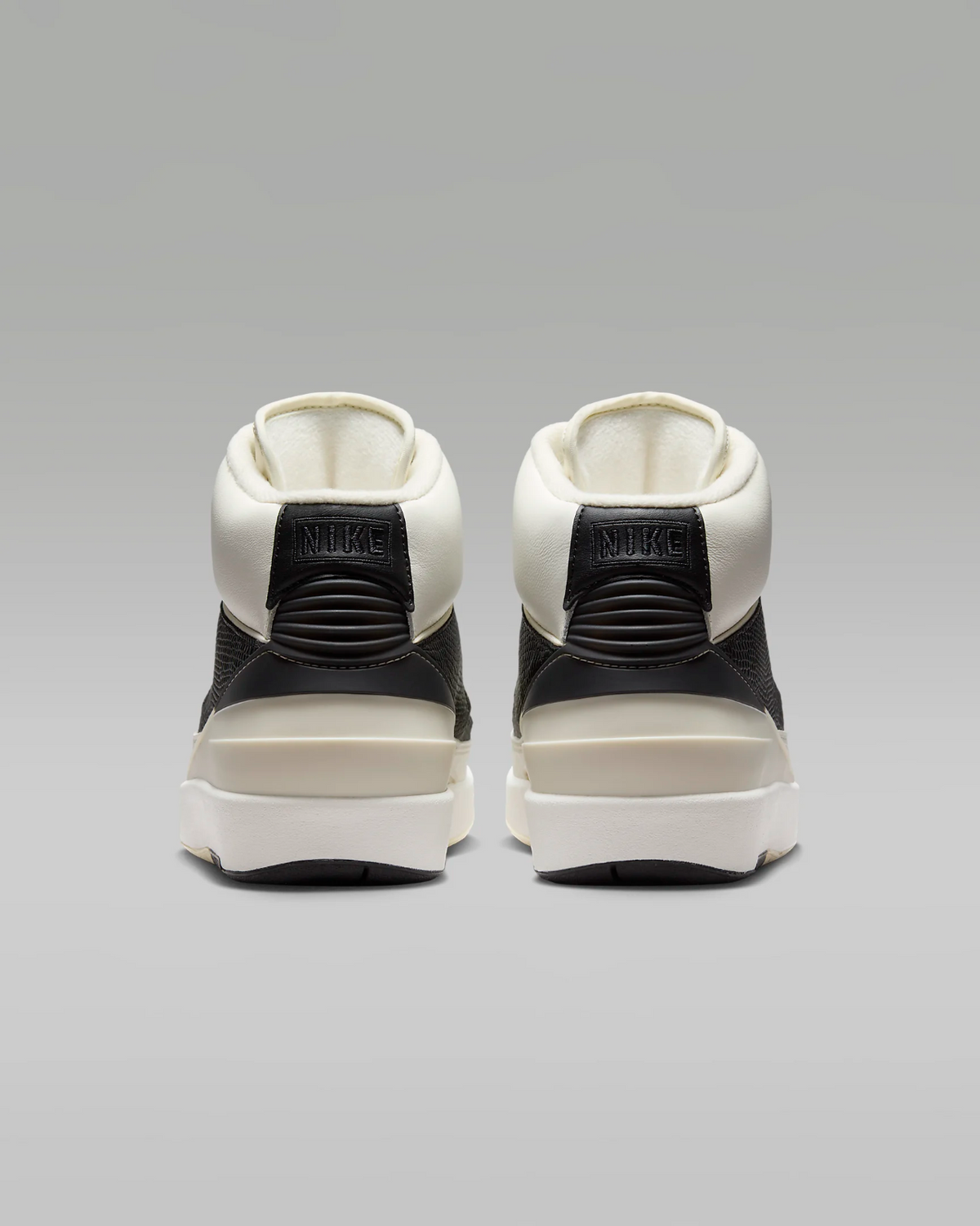 Women's Nike Air Jordan 2 Retro DX4400-100 Sneakers Sail Black Leather NR9014