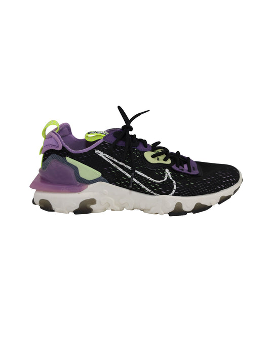 Nike React Vision Sneakers in Gravity Purple Volt Synthetic