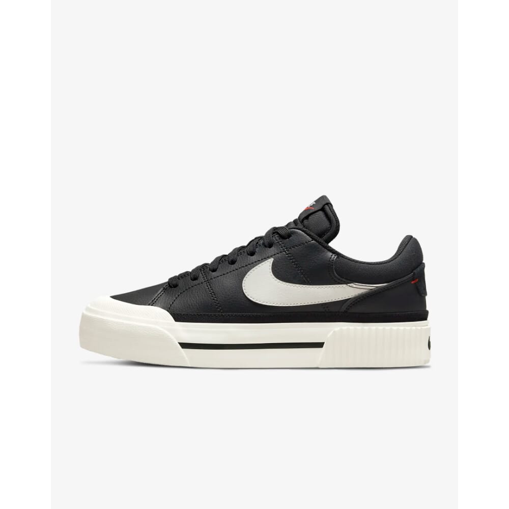 Nike Court Legacy Lift Black/Sail-White-Team Orange  DM7590-001 Women's