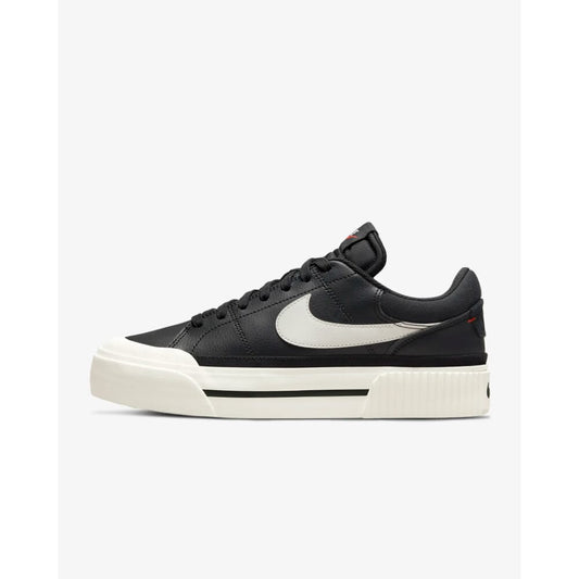 Nike Court Legacy Lift Black/Sail-White-Team Orange  DM7590-001 Women's