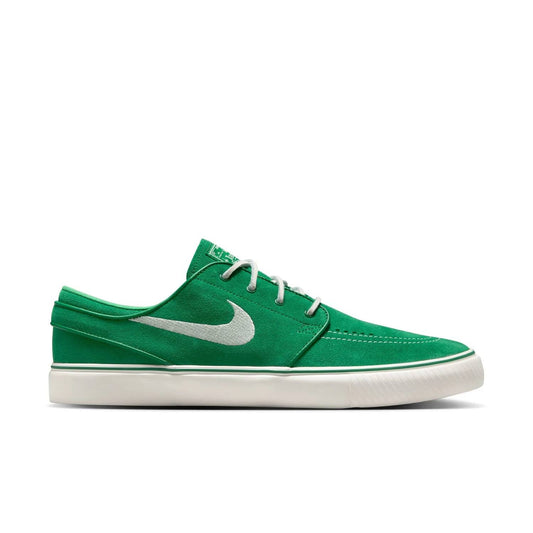 Men's Zoom Janoski Og+ Suede Skate Shoes In Pine Green/sail-Pine Green-Sail
