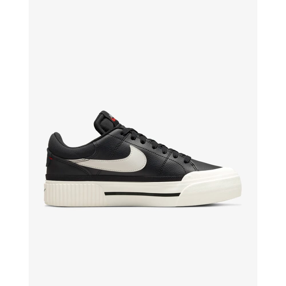 Nike Court Legacy Lift Black/Sail-White-Team Orange  DM7590-001 Women's