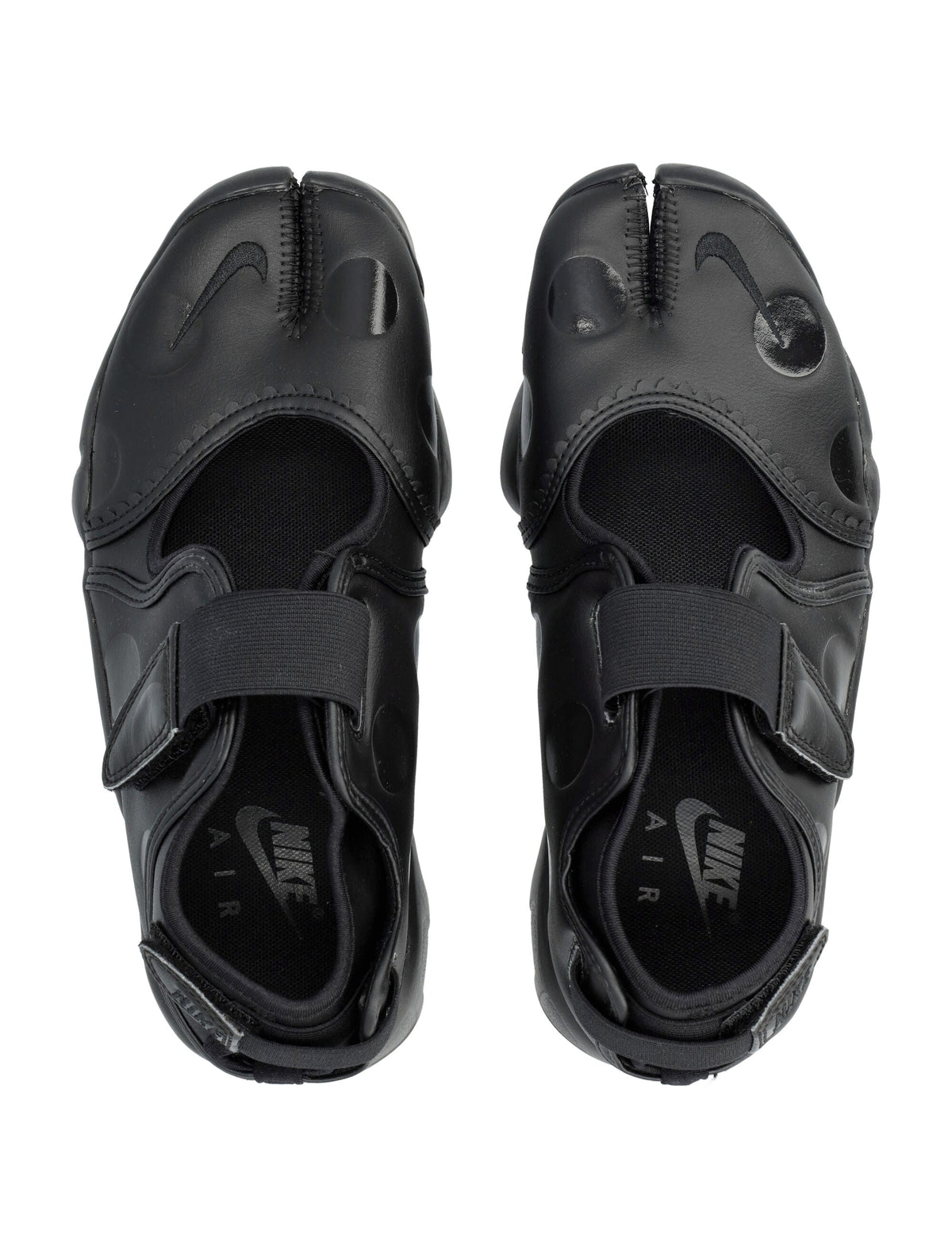 Black Air Rift Synthetic Split-Toe Sneakers