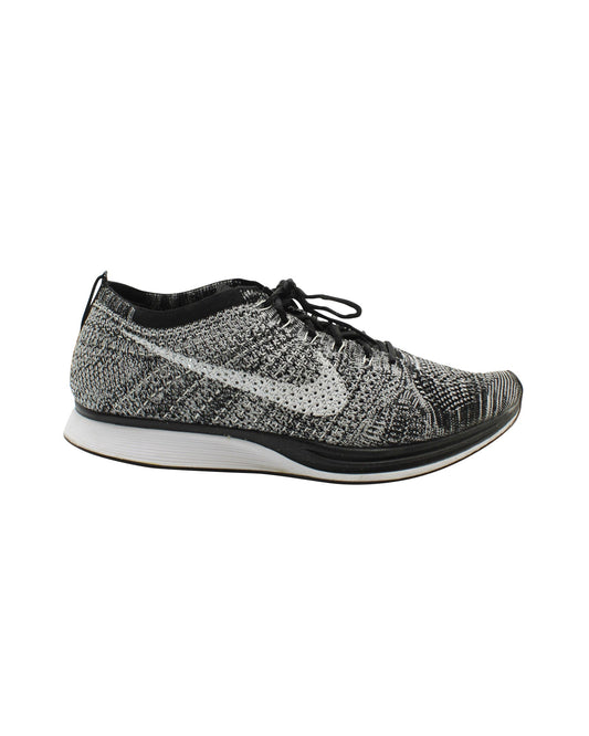 Nike Flyknit Racer Sneaker in Oreo Grey Synthetic