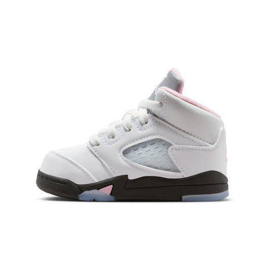 Toddler Jordan 5 Retro_White/Med Soft Pink-Black