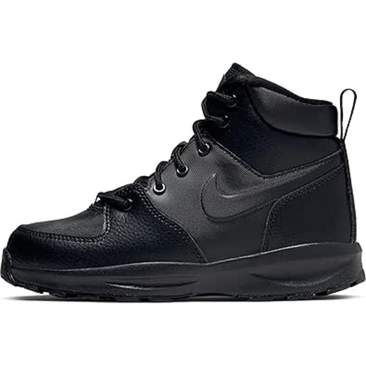 Pre-School Nike Manoa Leather Black/Black-Black BQ5373-001