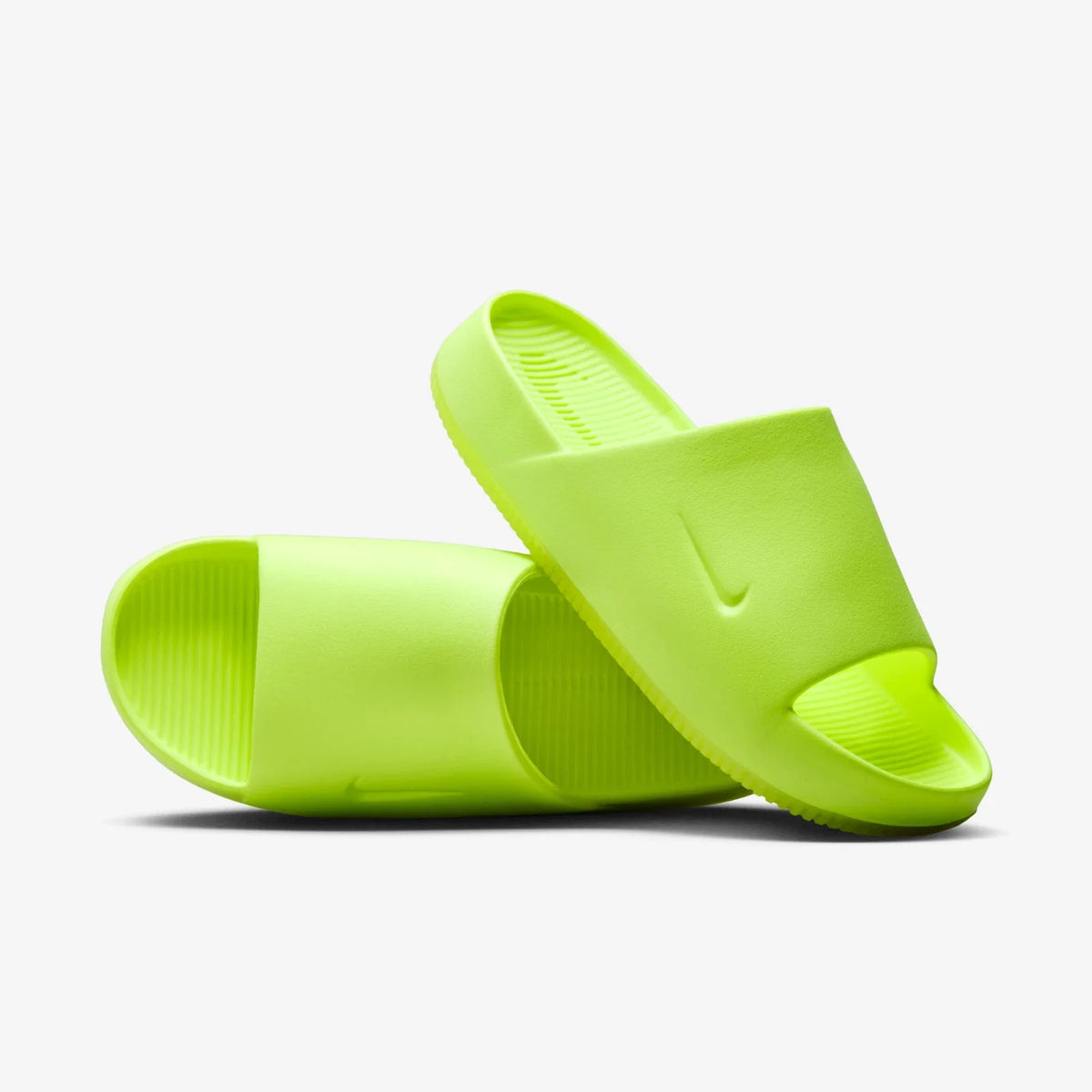 Nike Calm FD4116-700 Sandals Men's Green Volt Slip On Comfort Casual Slides