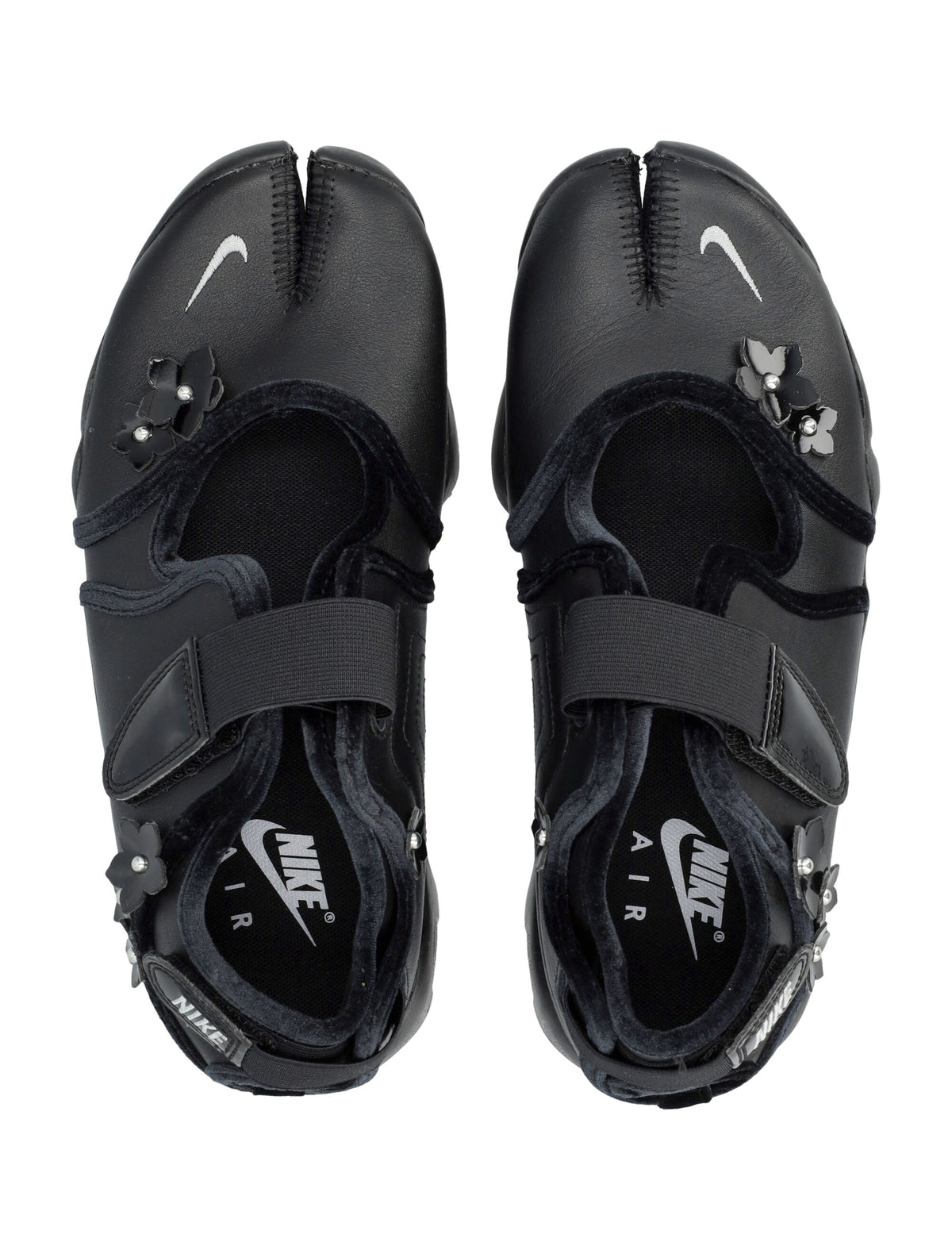 Air Rift Floral Applique Leather Sneakers