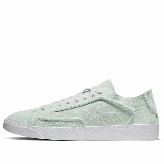Women's Blazer Low Suede Sneakers In Ghost Aqua / White