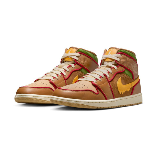 Men's Air Jordan 1 Mid SE 'Cheeseburger' Shoes