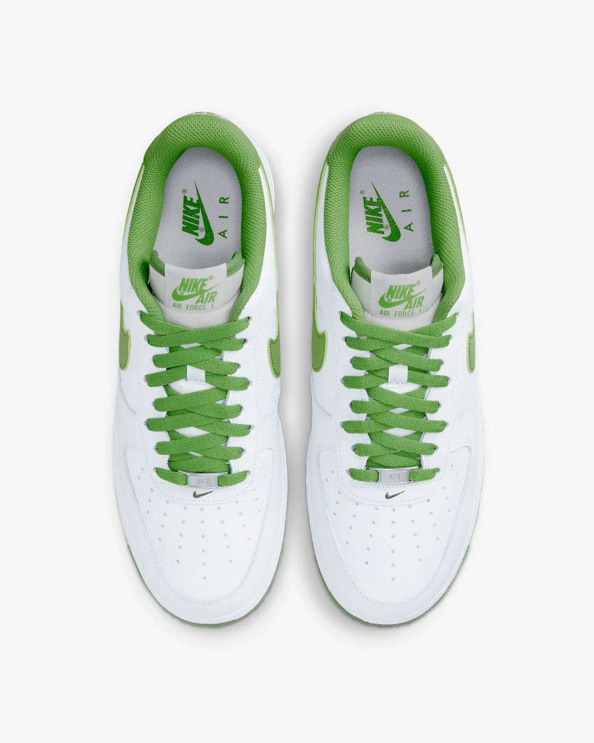 Men's Nike Air Force 1 '07 DH7561-105 Sneaker White Chlorophyll Casual Shoes