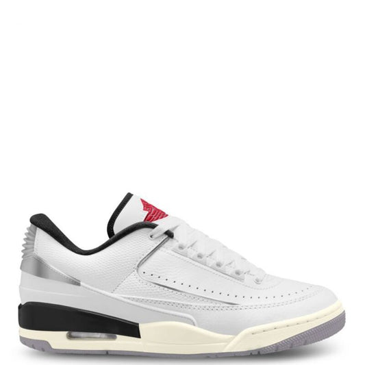 Jordan 2/3 White Black Metallic Silver