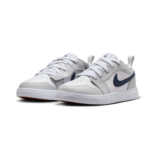 Kids Jordan 1 Low Alt 'Midnight Navy Blue Gray Neutral' Little ' Shoes
