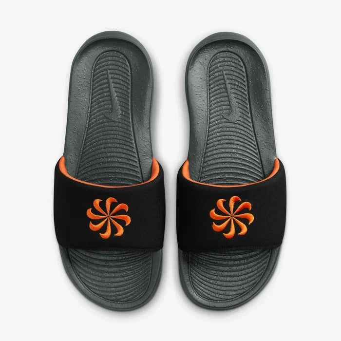 Men's Nike Victori One Next Nature DM8598-003 Sandal Black Orange Open Toe Slide