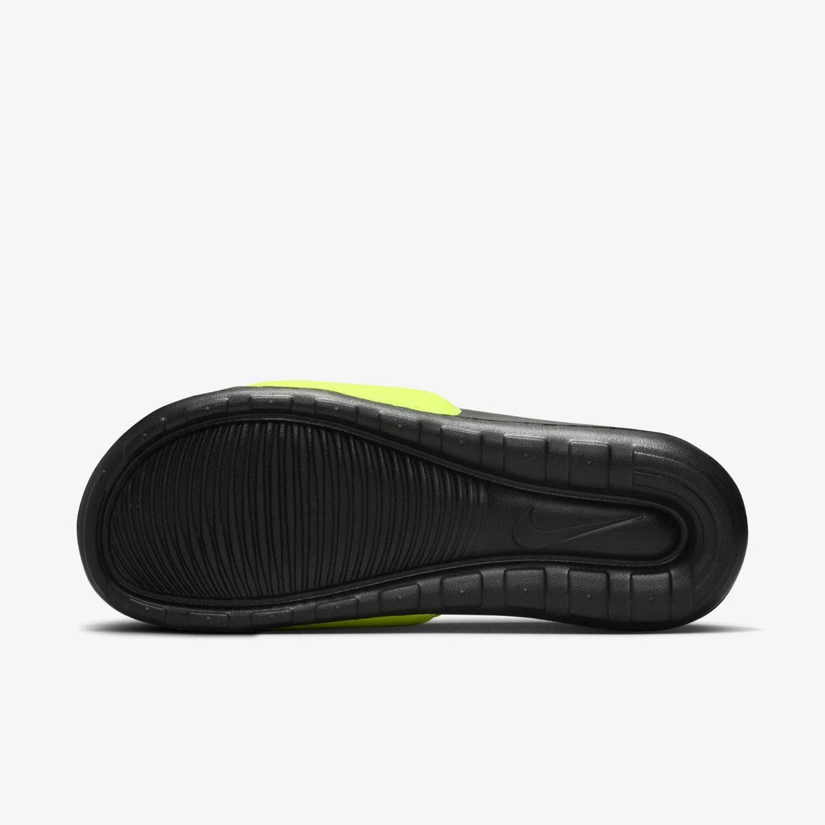 Nike Victori One CN9675-015 Sandals Men's Black Volt Swoosh Slip On Slides