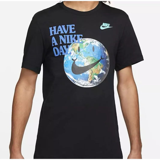 Men's Nike Sportswear Have A Nike Day T-Shirt Black/Blue DM6331-010