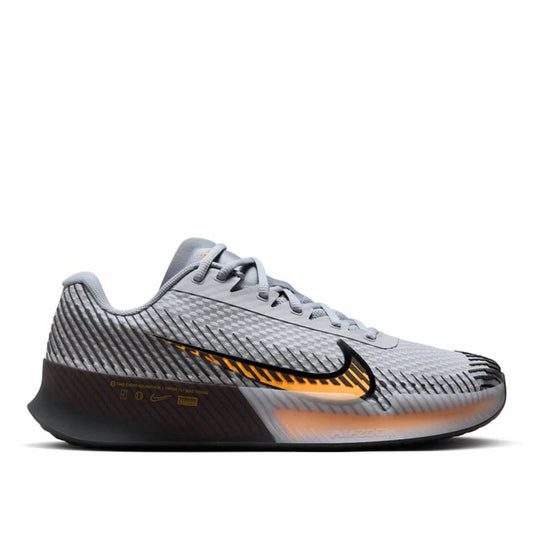Men's Zoom Vapor 11 Hc Shoes In Wolf Grey/laser Orange-Black