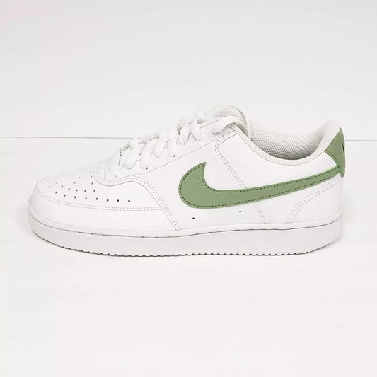 Nike Court Vision Low Next Nature White/Oil Green-Medium Olive  FD0781-100 Men's