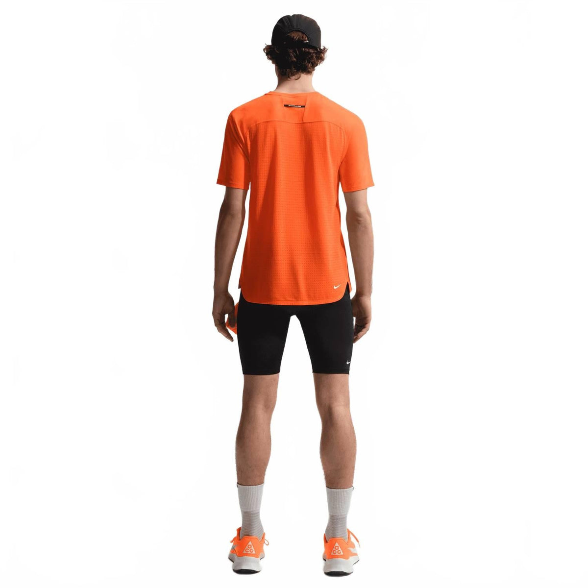 Acg Solar Chase Trail Running Top In Orange