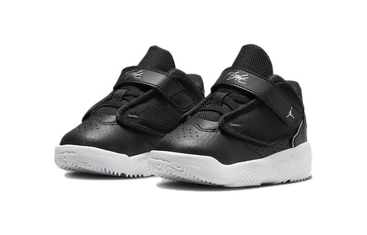 Toddler Jordan Max Aura 4 DQ8402-002 Sneaker Black Leather Basketball Shoes