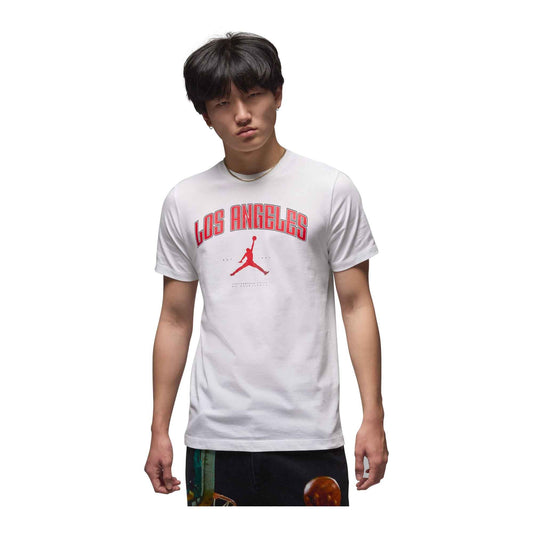 MENS JORDAN LOS ANGELES T SHIRT_WHITE