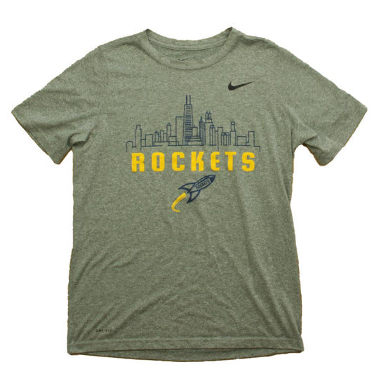 Nike Boys Gray Rockets Athletic Top