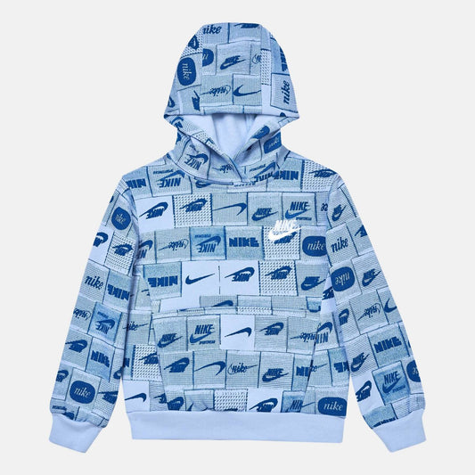 Boys Nsw Club Ssnl Aop Hoodie In Blue