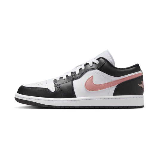 Men's Air Jordan 1 Low 'Black Pink Rust' Shoes