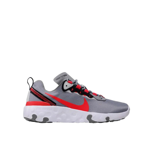 Grade-School Nike Renew Element 55 Particle Grey/Track Red CK4081-002
