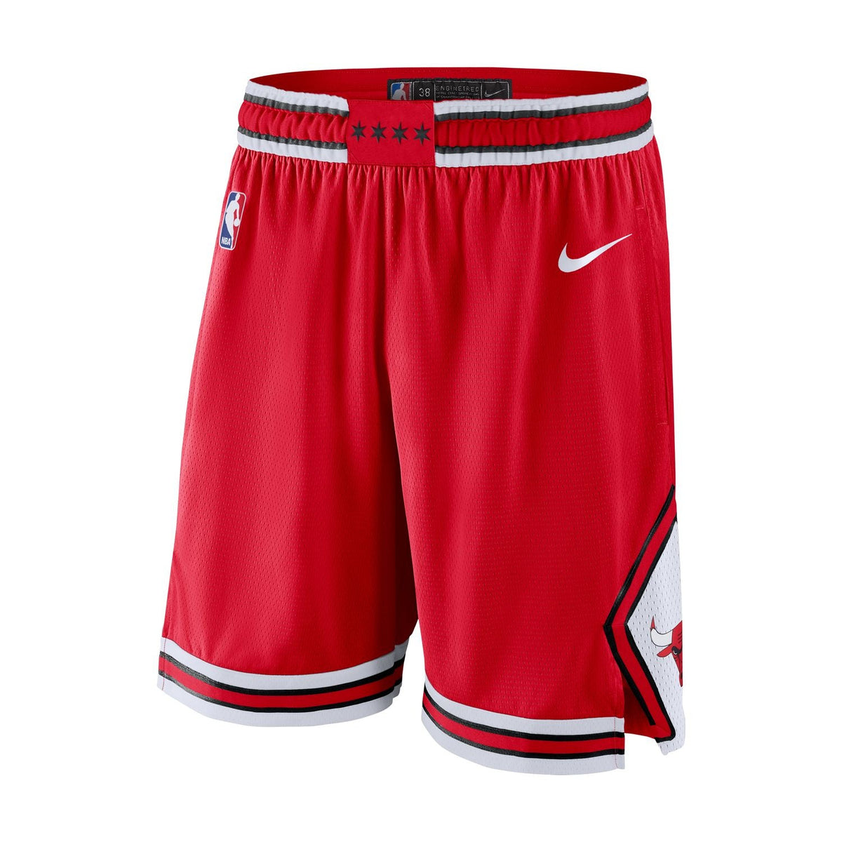 NBA Chicago Bulls Swingman Road Shorts Icon Edition 18 'University Red'