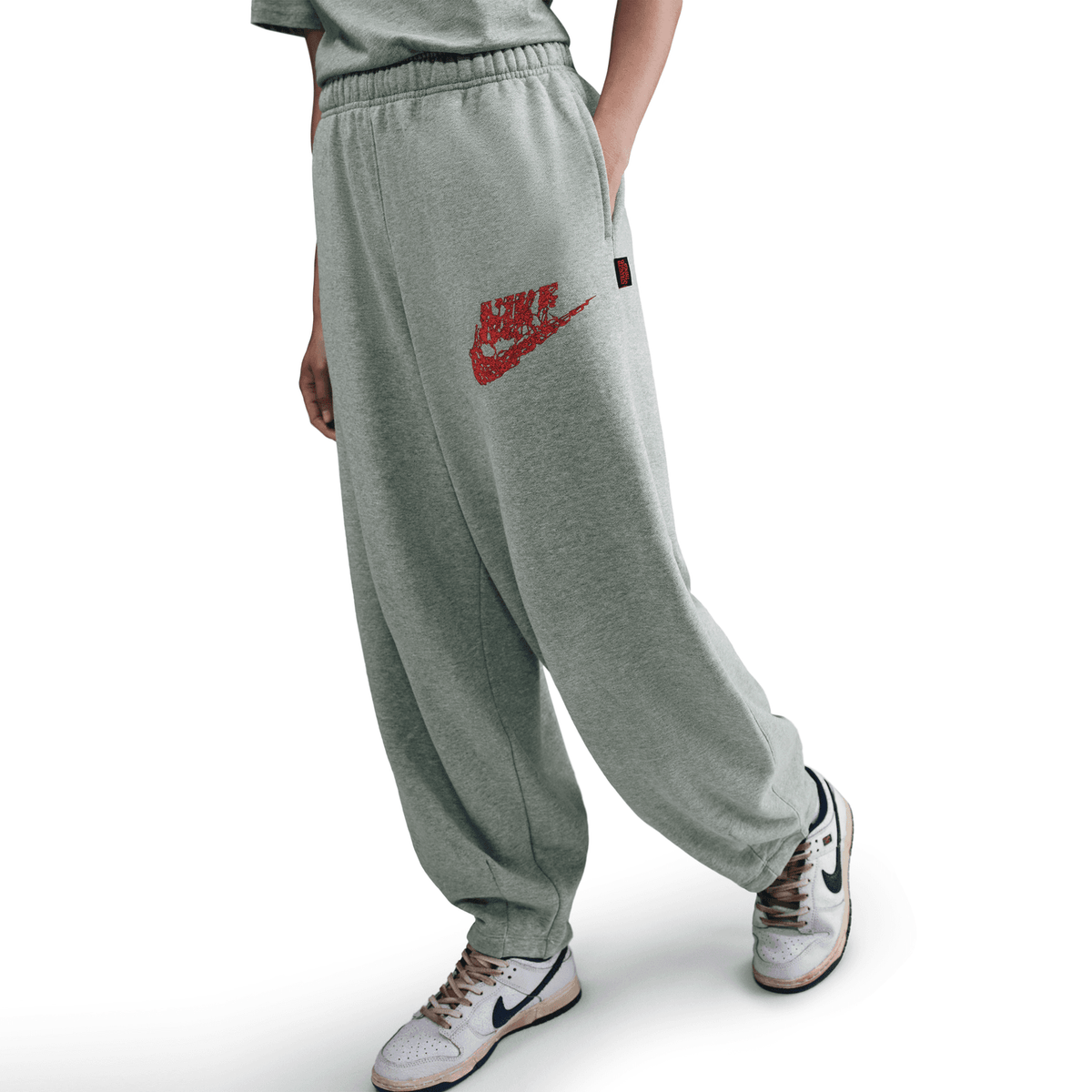 + Stranger Things Oversized Pants 'Dark Grey Heather'