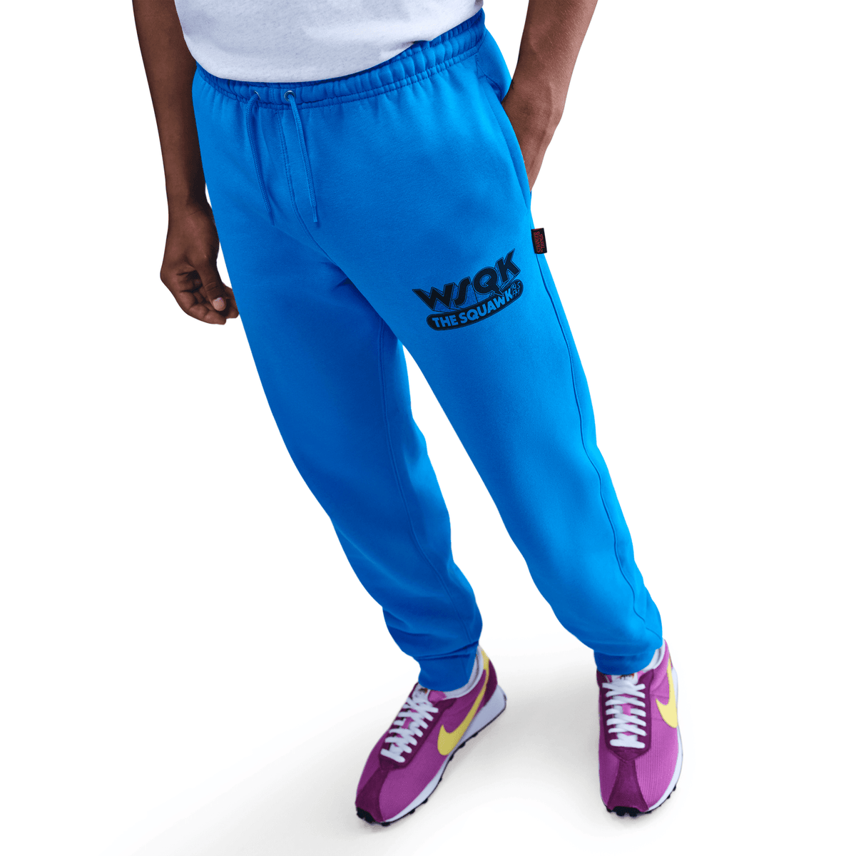 + Stranger Things Fleece Pants 'Light Photo Blue'